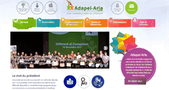 Desktop Screenshot of adapei-aria.com
